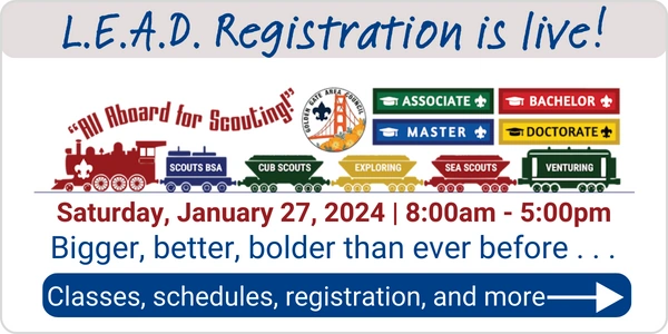 Poster announcing LEAD registration